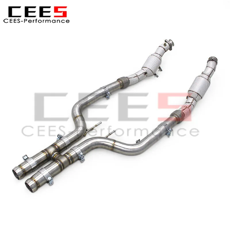CEES Sport Bajante de escape Mercedes S500/S550 con protector térmico - imagen 2