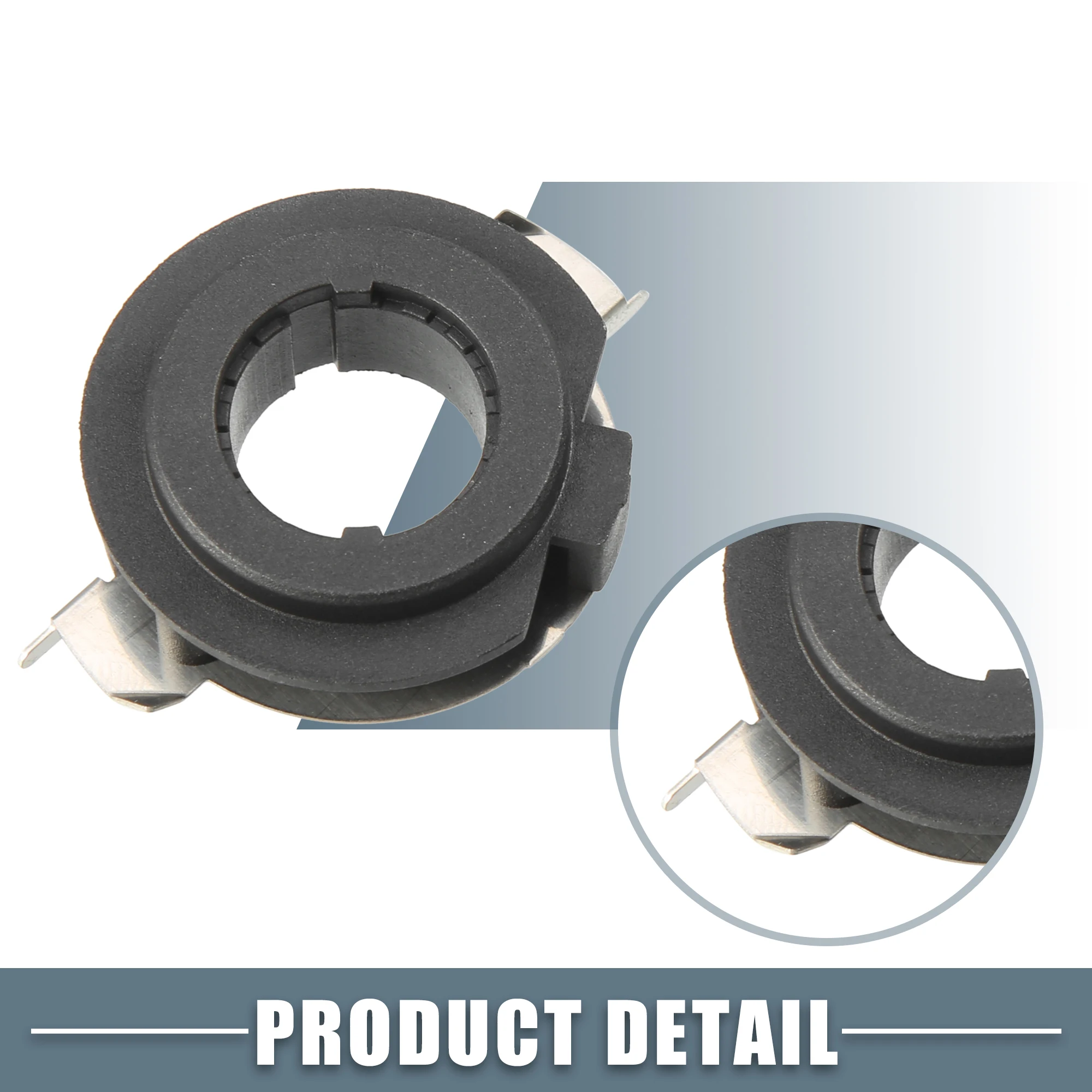 X Autohaux-soporte para bombilla de faro LED H7, adaptador de Base de enchufe, Clip para BMW E60, ML450, ML500, GLA63, AMG, GL350, E350, ML350, GTI - imagen 5