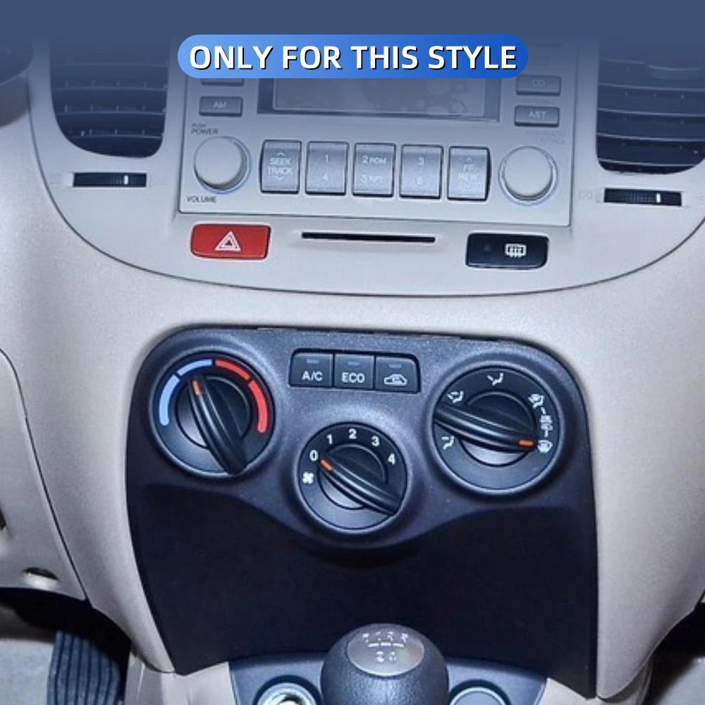 Perillas de interruptor de climatización de aluminio para Kia Rio 3 - imagen 3