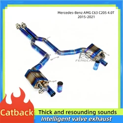 Escape cat-back de titanio para Mercedes-AMG C 63 C205 4.0T