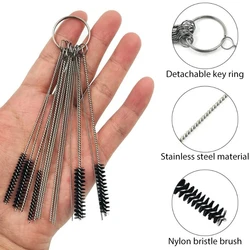 Kit limpieza carburador portátil con agujas y cepillos nylon