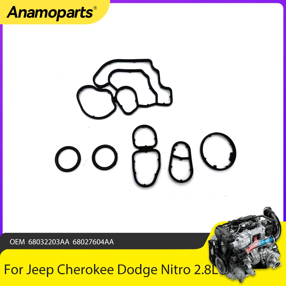 Junta enfriador de aceite OEM 68032203AA – Jeep Wrangler 2.8 CRD