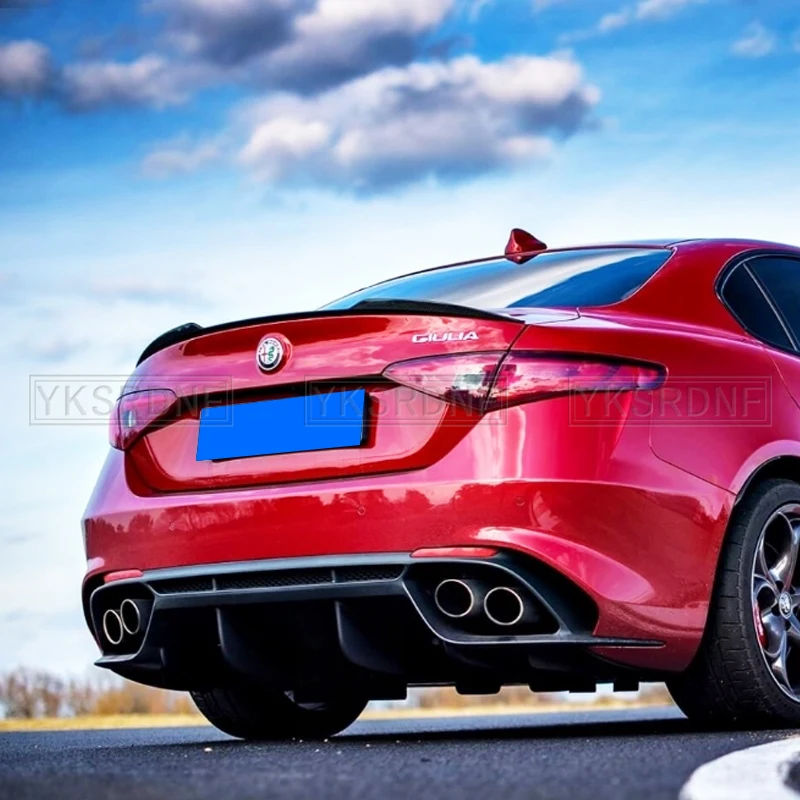 Alerón maletero fibra carbono negro brillante – Alfa Romeo Giulia Sedan 2015-2023 - imagen 2