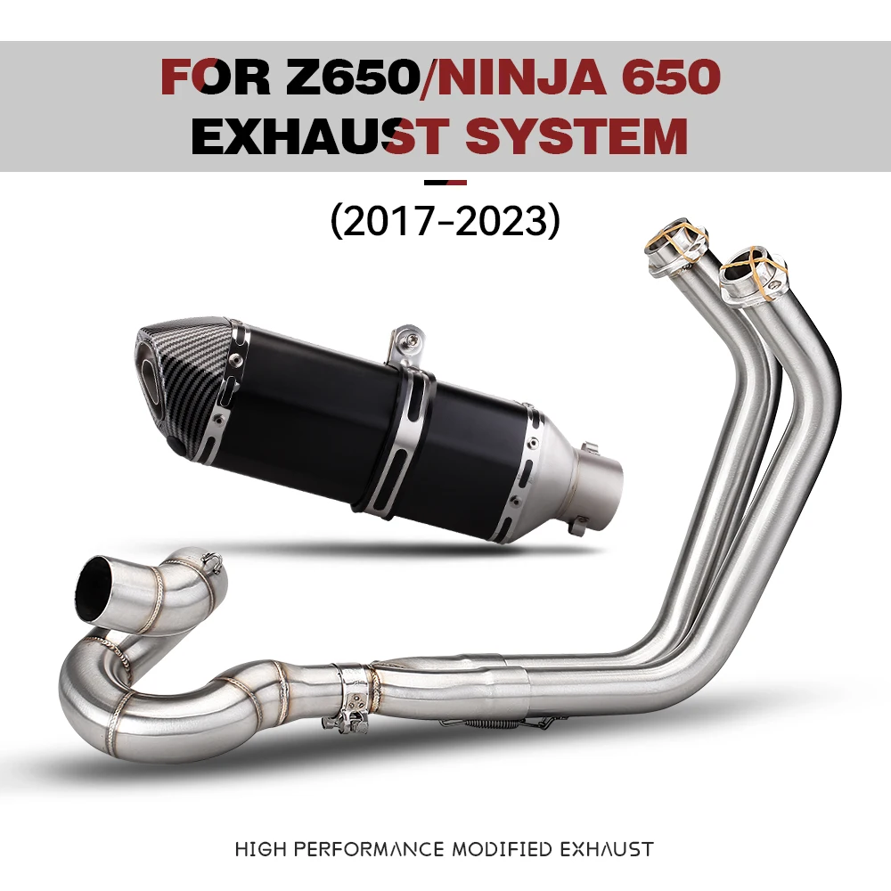 Sistema de escape completo Kawasaki Ninja 650 y Z650 (2017-2024)