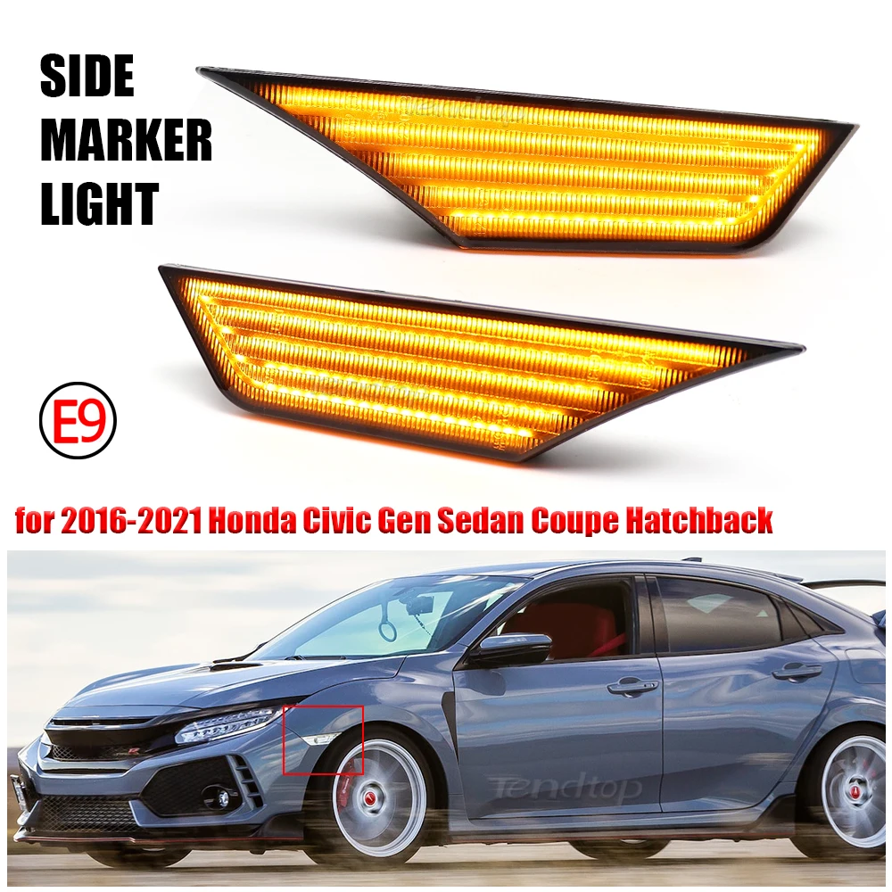 Luces LED DRL para Honda Civic 2016-2021 ahumadas 2 uds