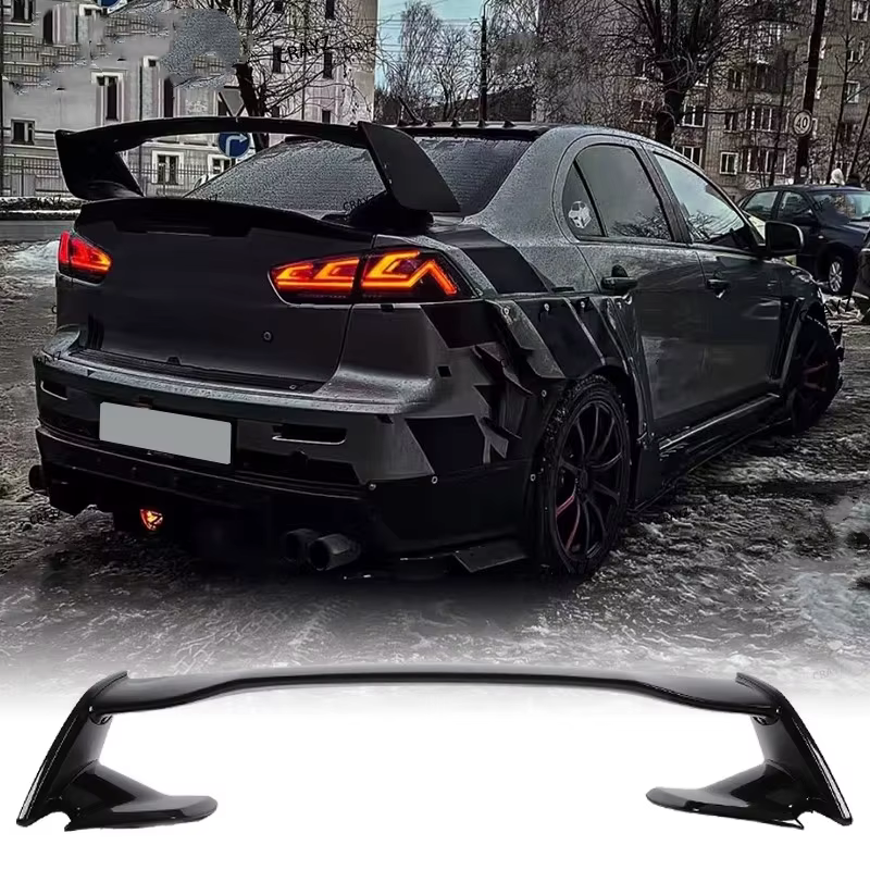 Alerón trasero negro brillante para Mitsubishi Lancer EVO 2009-2016