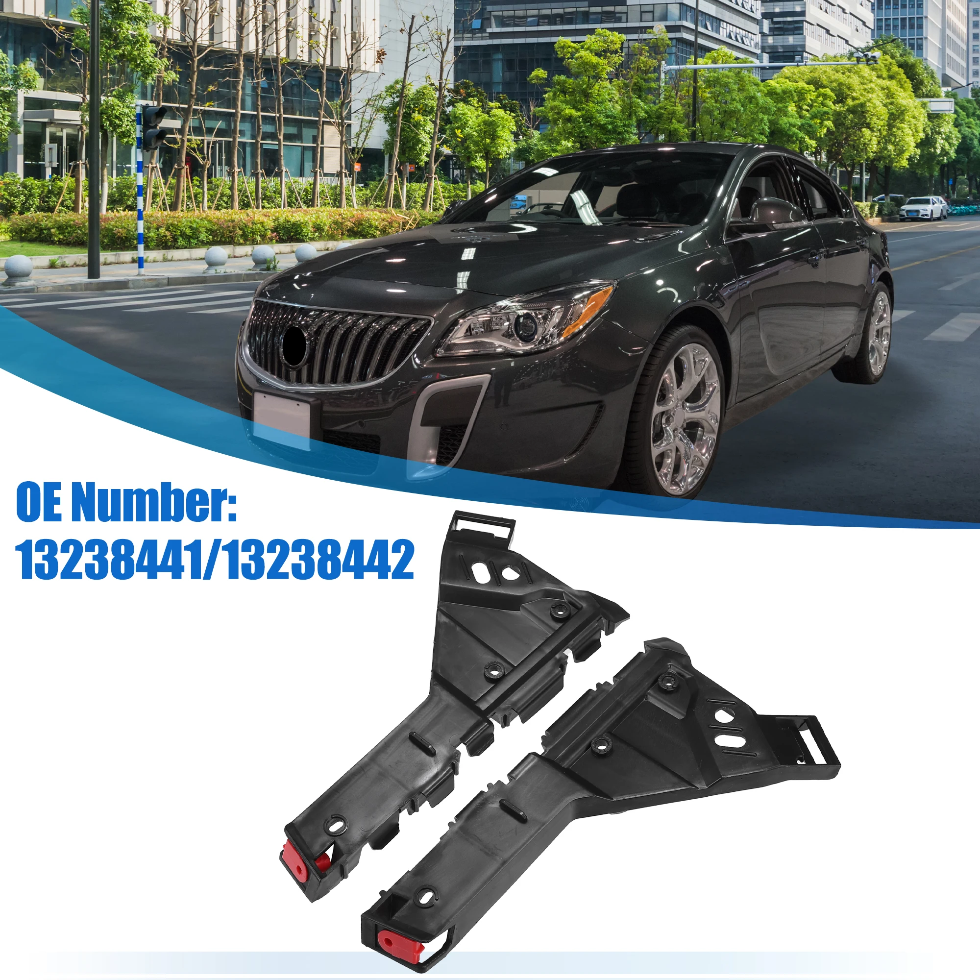 X Autohaux Soportes parachoques delantero 13238441/42 – Buick Regal