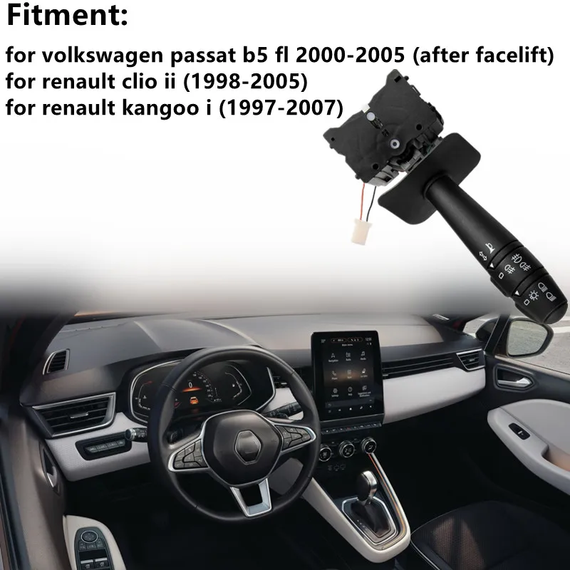 7701053058 Interruptor de intermitentes para Renault Clio II y Kangoo I - imagen 2