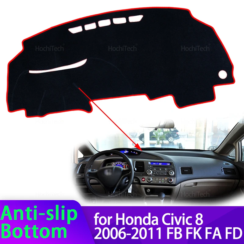 Alfombrilla de salpicadero para Honda Civic VIII (2006-2011)