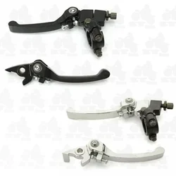 Maneta plegable de freno y embrague de aluminio para pit bike 22 mm