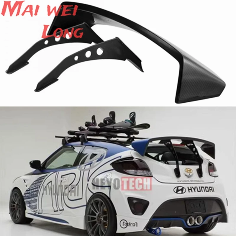 Alerón de techo RSW GT de carbono/FRP para Hyundai Veloster Turbo - imagen 2