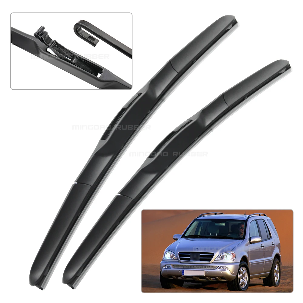 Escobillas de goma 22"+22" para limpiaparabrisas Mercedes Clase M W163 1998-2005 - imagen 2