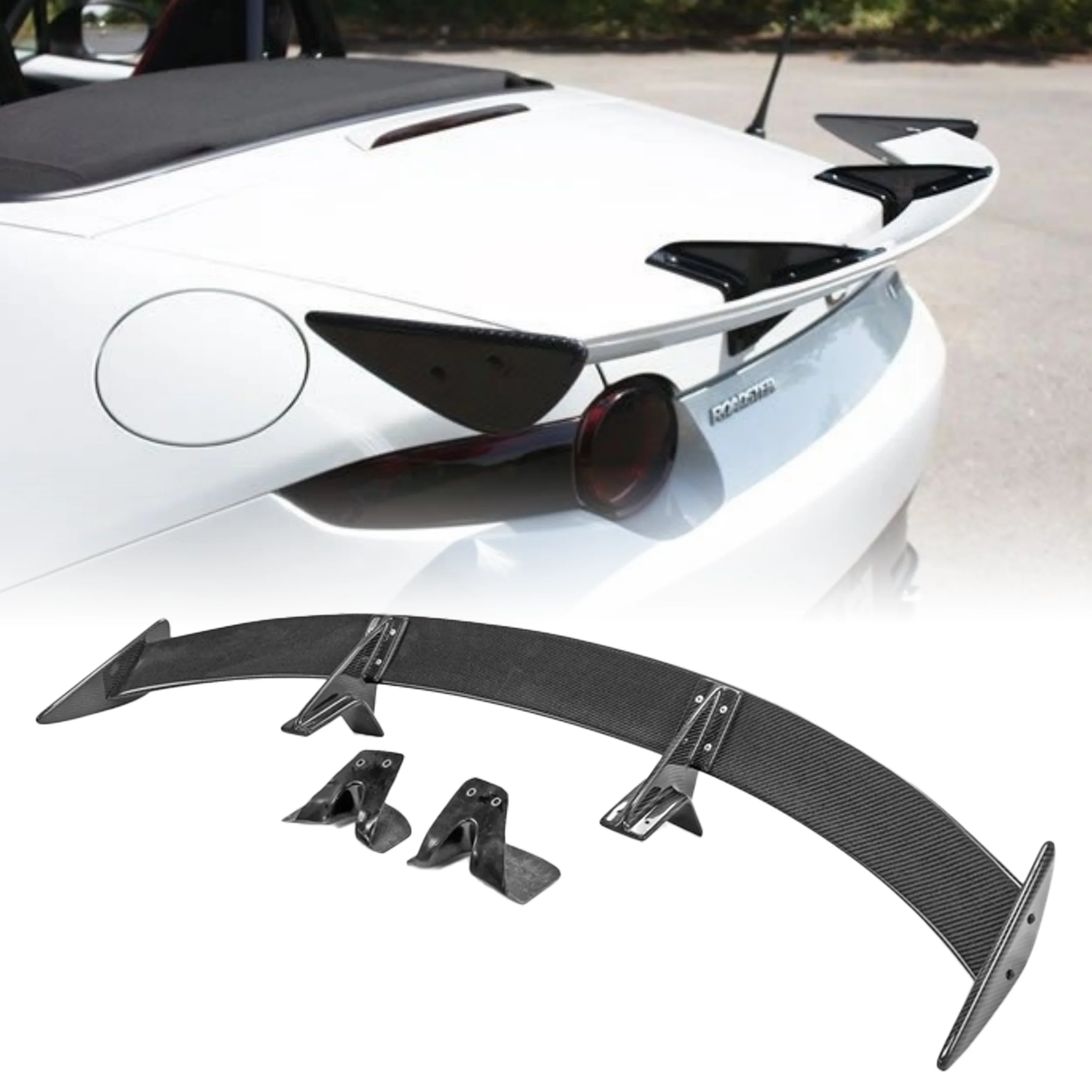 Alerón trasero de fibra de carbono para Mazda MX-5 ND Miata