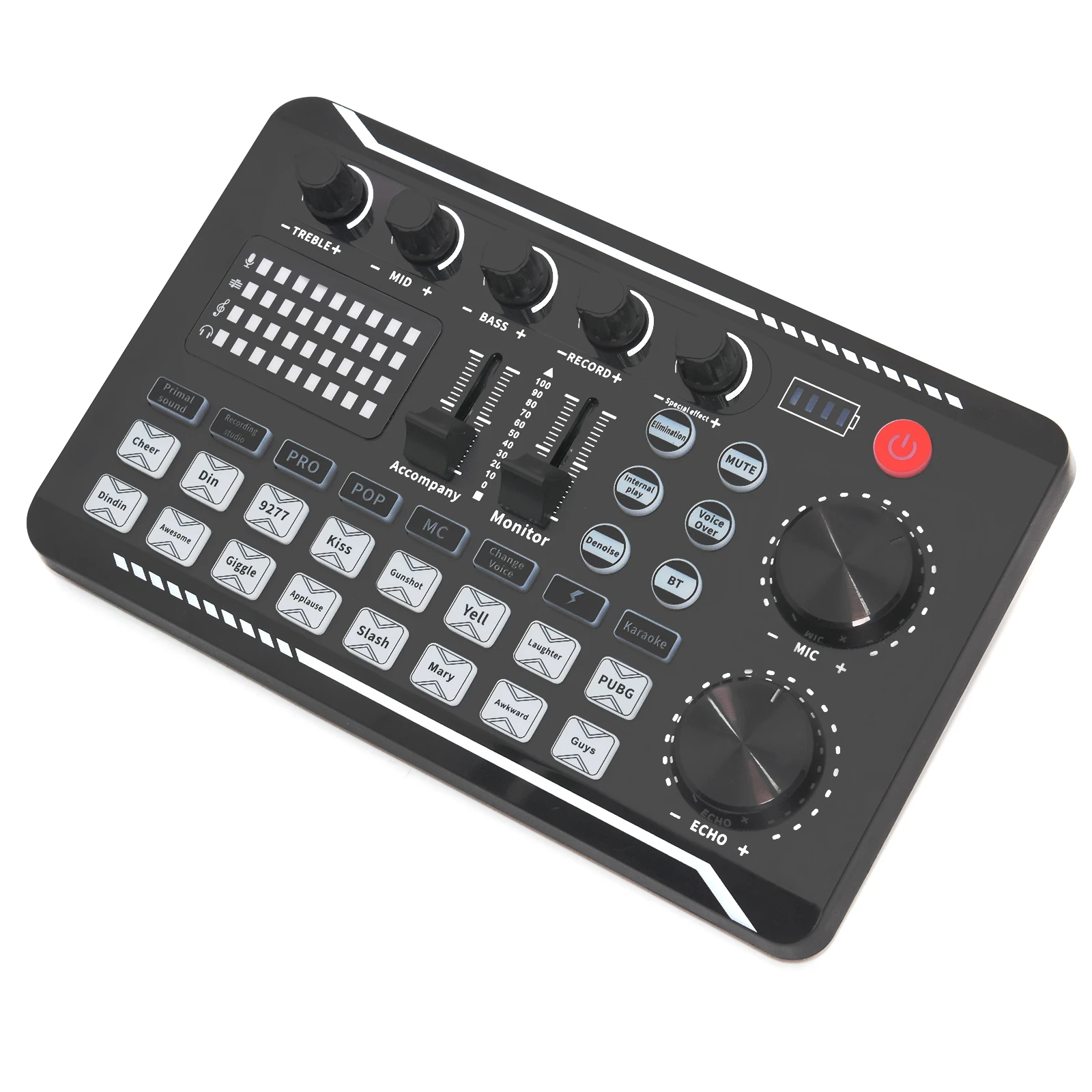 Interfaz de Audio DJ con Bluetooth y Efectos para Transmisión en Vivo - imagen 4