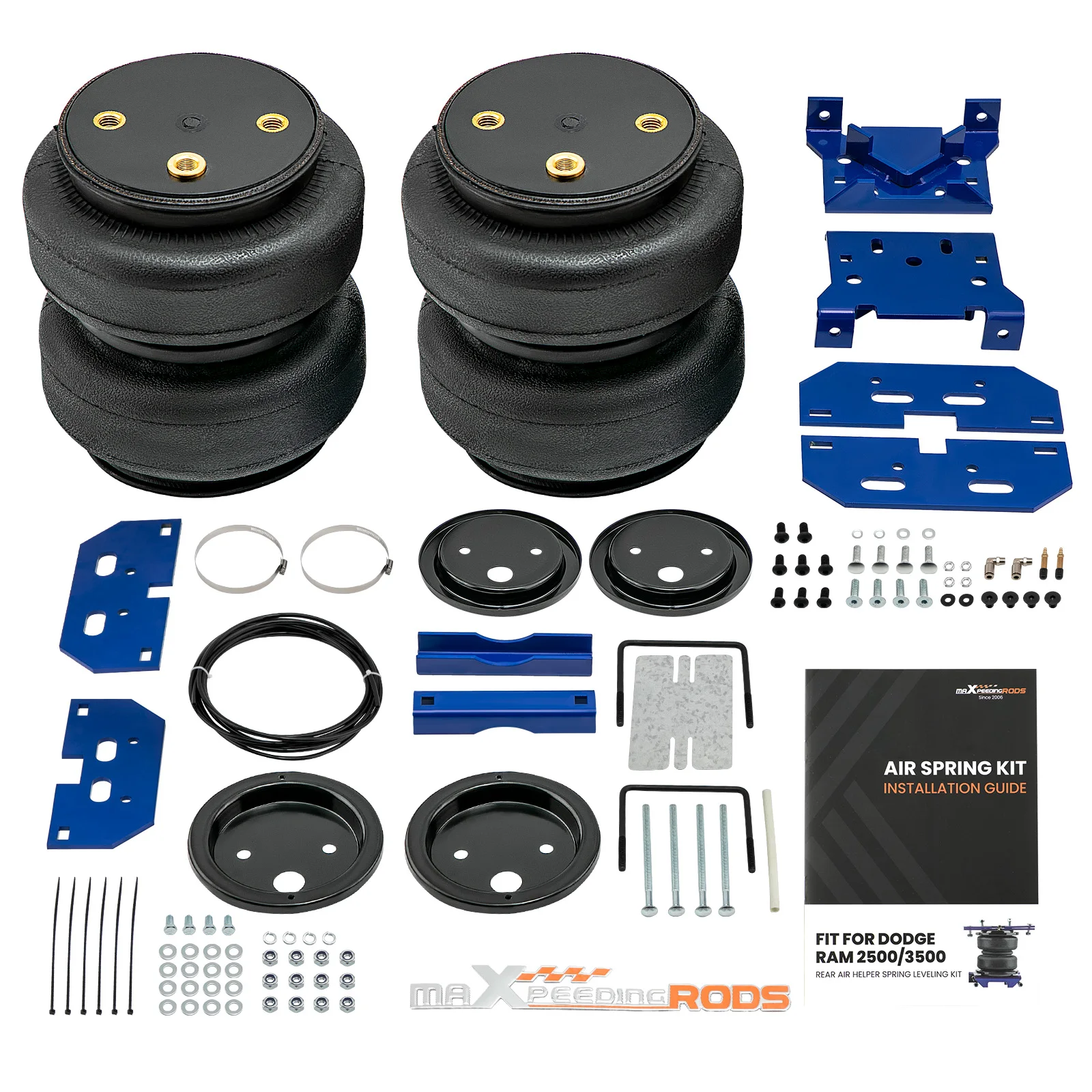 Kit bolsas suspensión neumática trasera Dodge Ram 2500 3500 2003-2018
