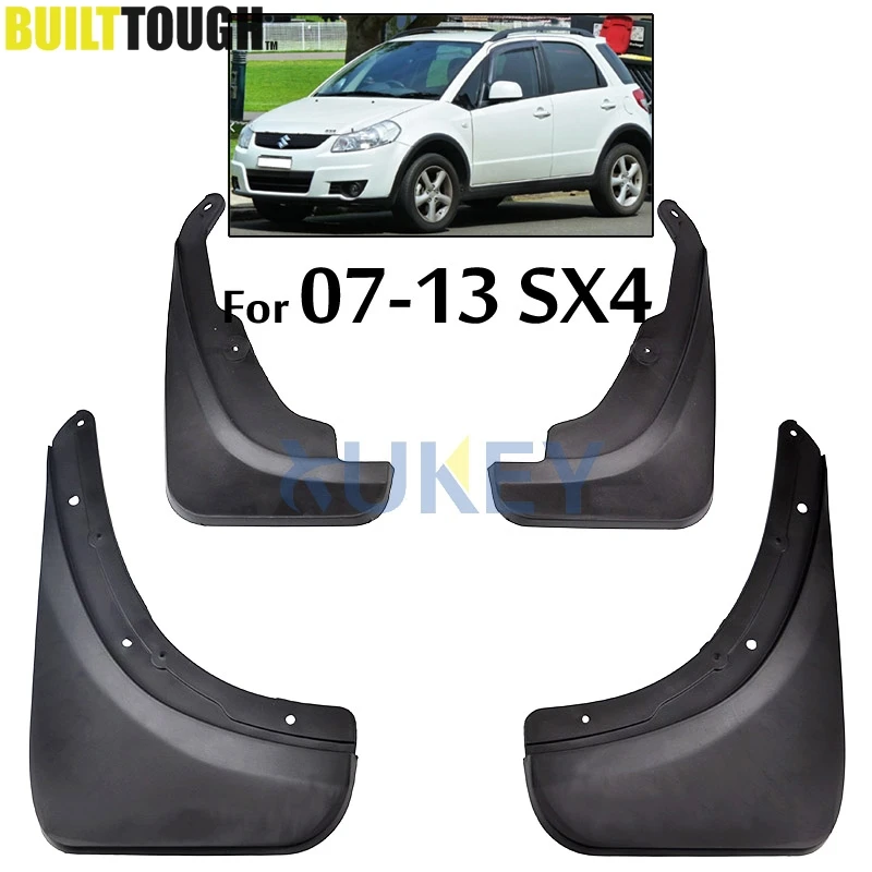 Faldillas guardabarros traseras para Suzuki SX4 Hatch 2007-2013