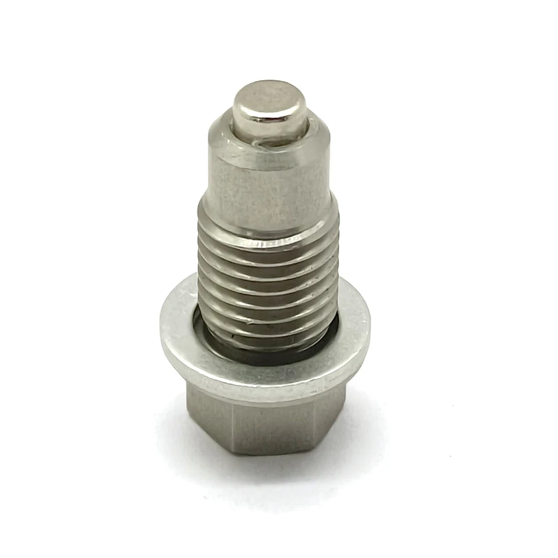 Tapon drenaje de aceite con iman de neodimio en acero – rosca M12x1.25 - imagen 3