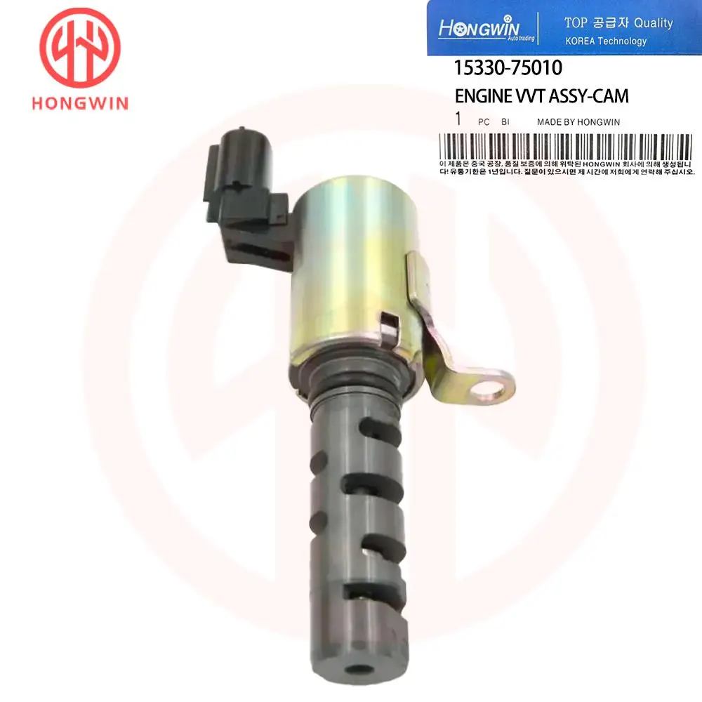Geniosa válvula VVT solenoide de sincronización de control de aceite No.15330 75010 compatible con TToyota Tacoma 2.7L 2005-2011 1533075010 ,15330-75010