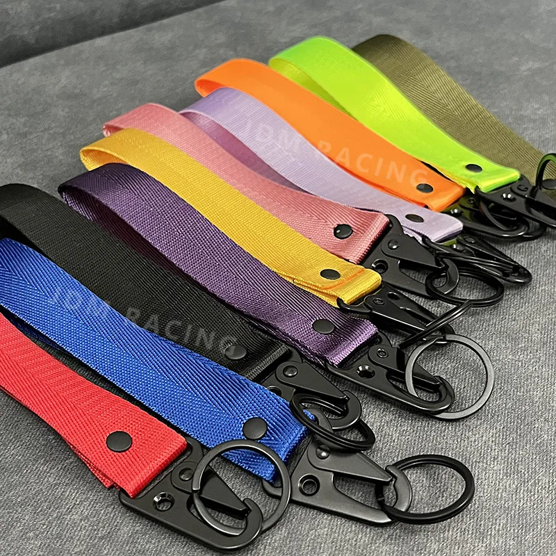 Llavero nylon negro resistente para llaves de coche - imagen 2