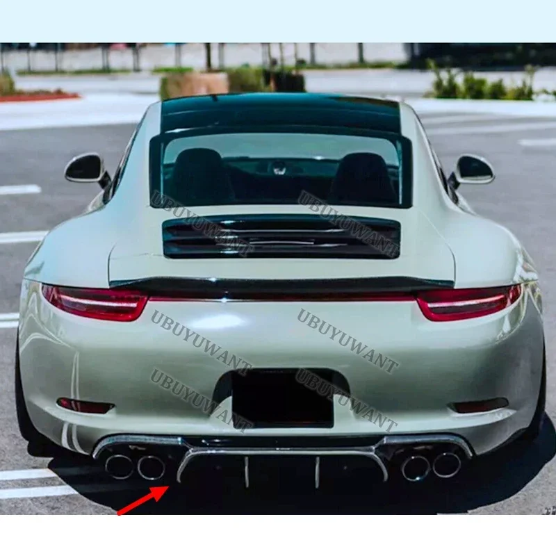 Alerón trasero de fibra de carbono estilo Porsche 911 GT3 991.1 - imagen 5