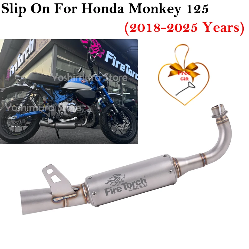 Escape Slip On Honda Monkey 125 2018-2025 completo