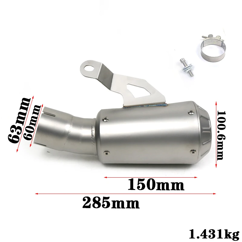 Silenciador de escape 61 mm para BMW S1000RR y S1000R 2019-23 - imagen 5
