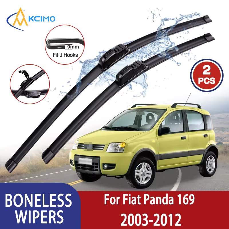 Escobillas limpiaparabrisas planas Kcimo para Fiat Panda 169 2003-2012