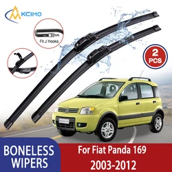 Escobillas limpiaparabrisas planas Kcimo para Fiat Panda 169 2003-2012