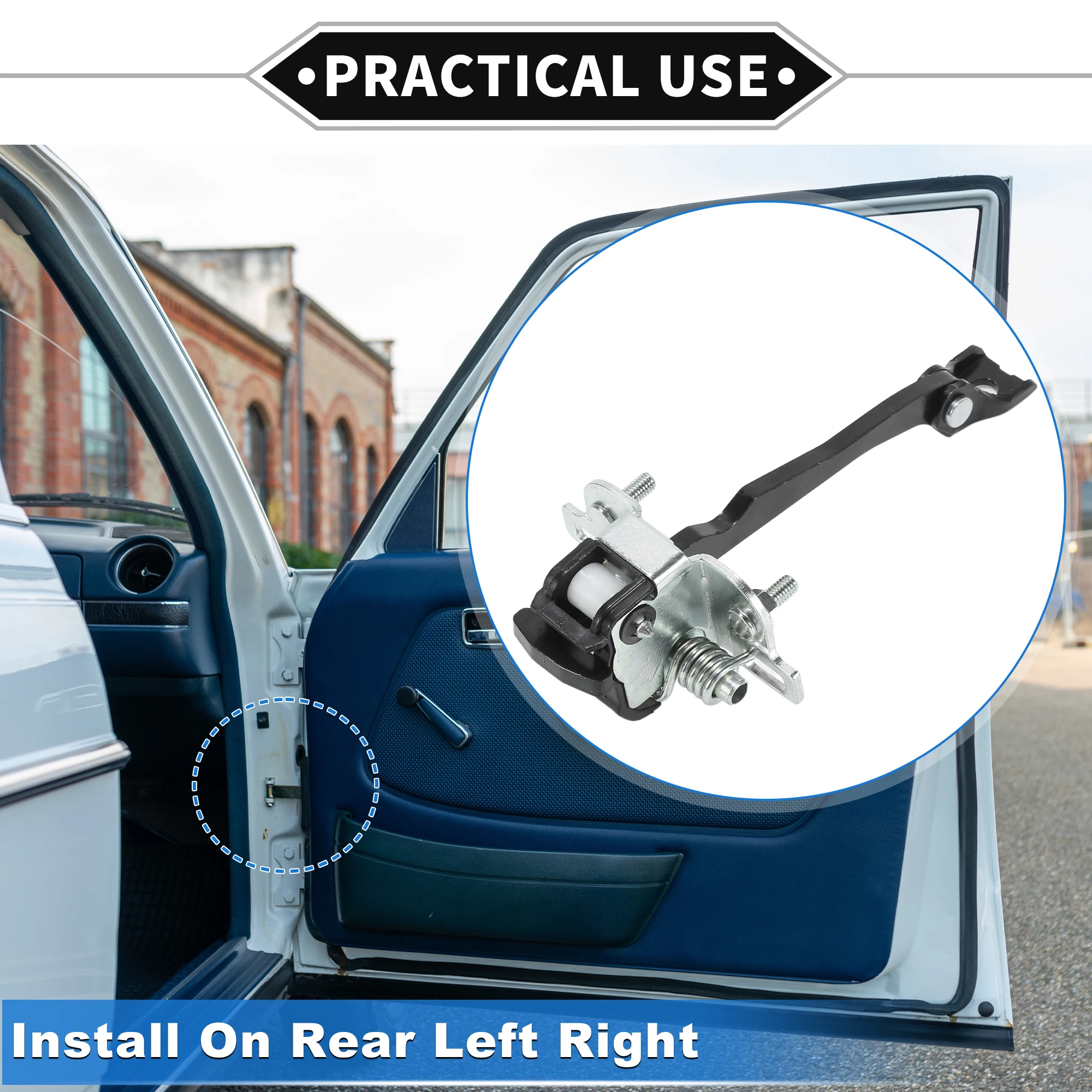 UXCELL Limitador de puerta trasera para Citroën C4 Picasso I