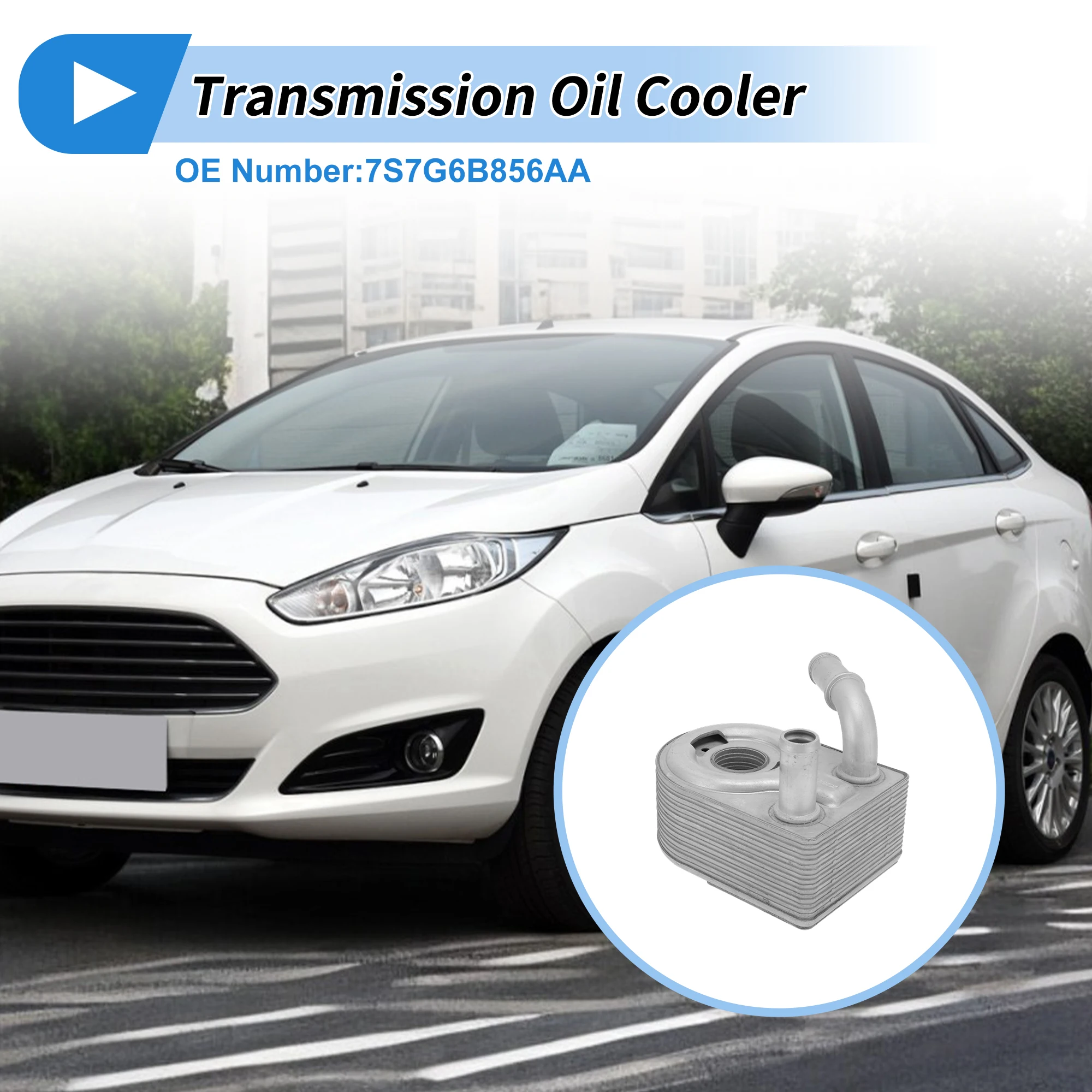 UXCELL Enfriador de aceite de motor para Ford Fiesta 2011-2013 No.7S7G6B856AA 1 pieza - imagen 3