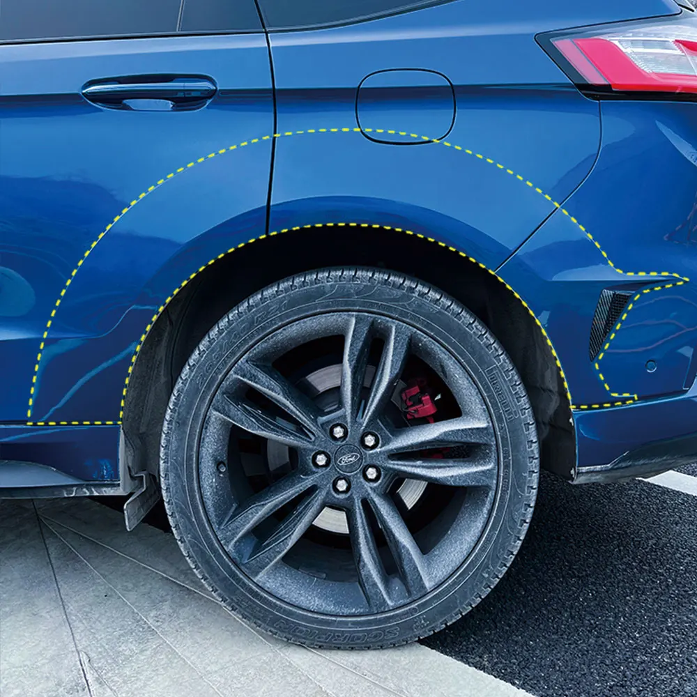 Aletines de guardabarros negros para Ford Edge SUV 2015-2021 - imagen 3