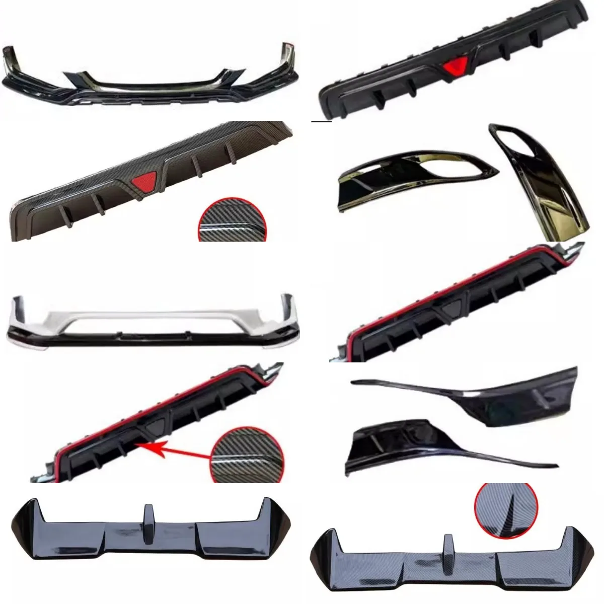 Kit labios y ala trasera para Honda URV 2017-2024
