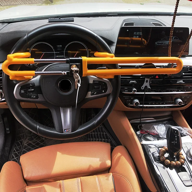 Bloqueo antirrobo para volante de coche – Barra seguridad universal - imagen 2