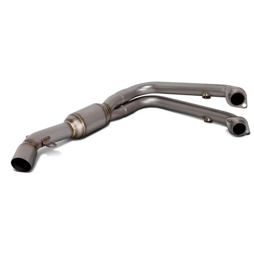 Colector escape inferior CFMOTO 450SR 450SS 450NK acero inoxidable - imagen 2
