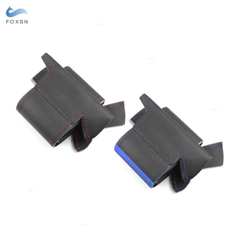 Funda de volante de cuero negro para VW Golf 6 GTI y Polo GTI - imagen 3