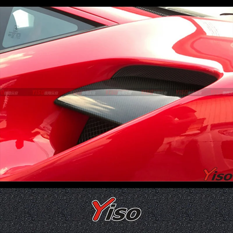 Toma aire lateral fibra de carbono seca Novitec – Ferrari 488