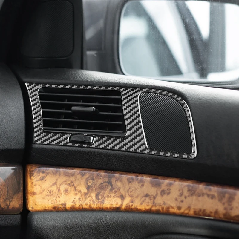 Panel altavoz puerta BMW E39 – Embellecedor fibra carbono Serie 5 1998-2003 - imagen 5