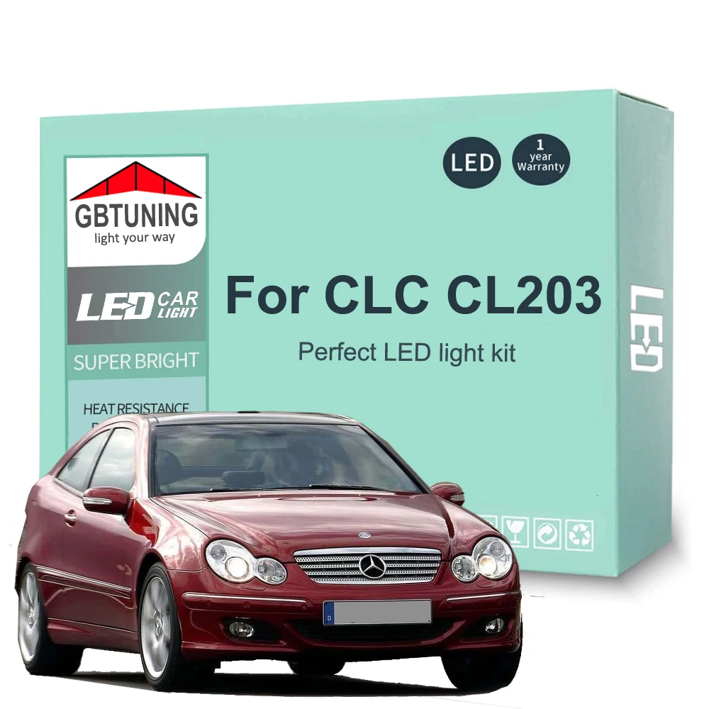 Kit Bombillas LED Canbus Interior Mercedes Benz CLC CL203 2001-2011