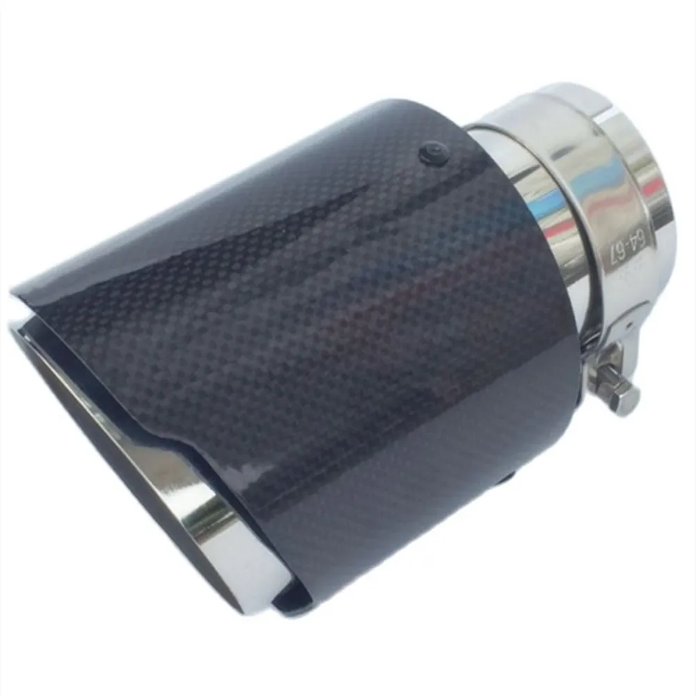 Silenciador fibra de carbono brillante con boquilla recta inoxidable - imagen 5