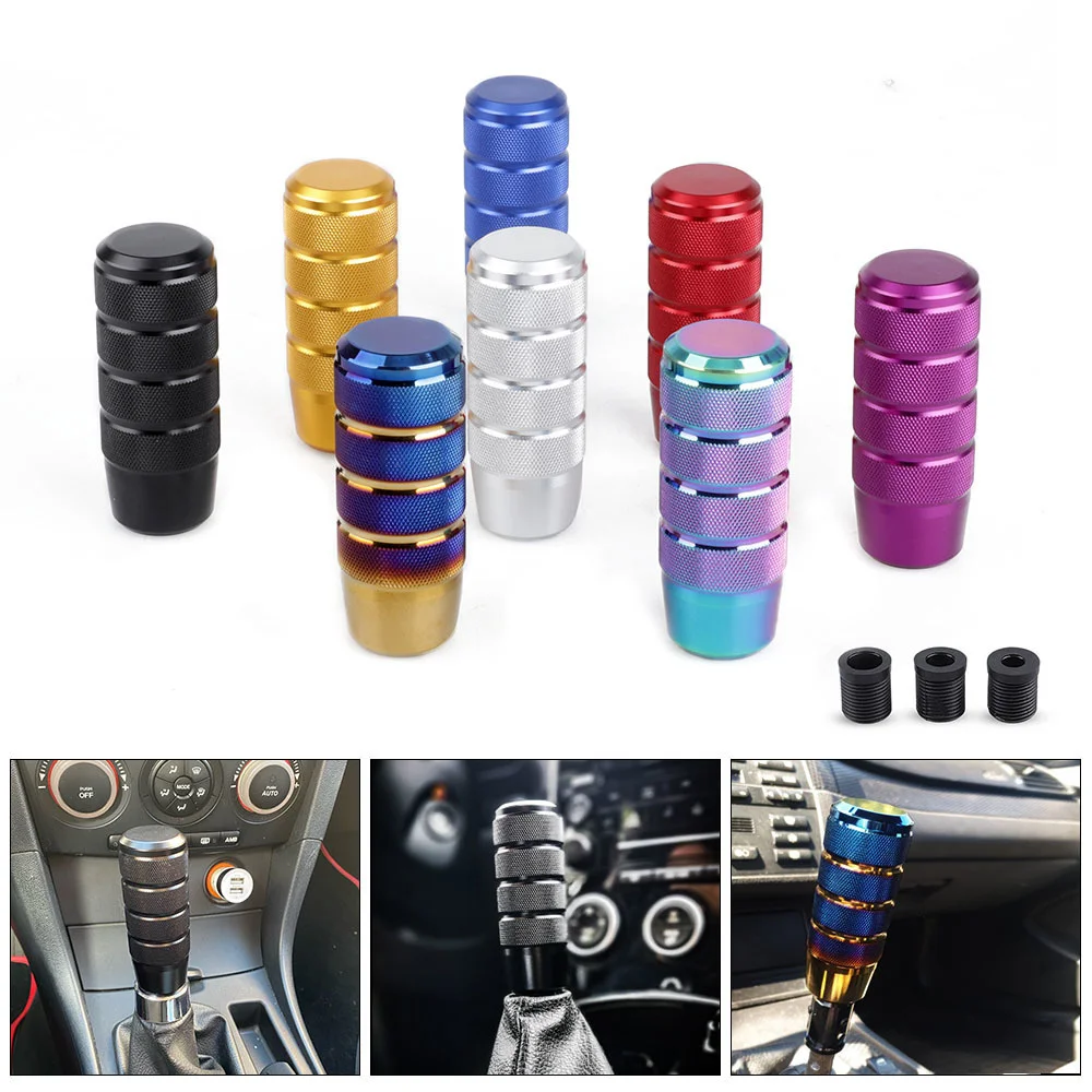 Pomo de cambio de aluminio antideslizante universal – M8/M10/M12