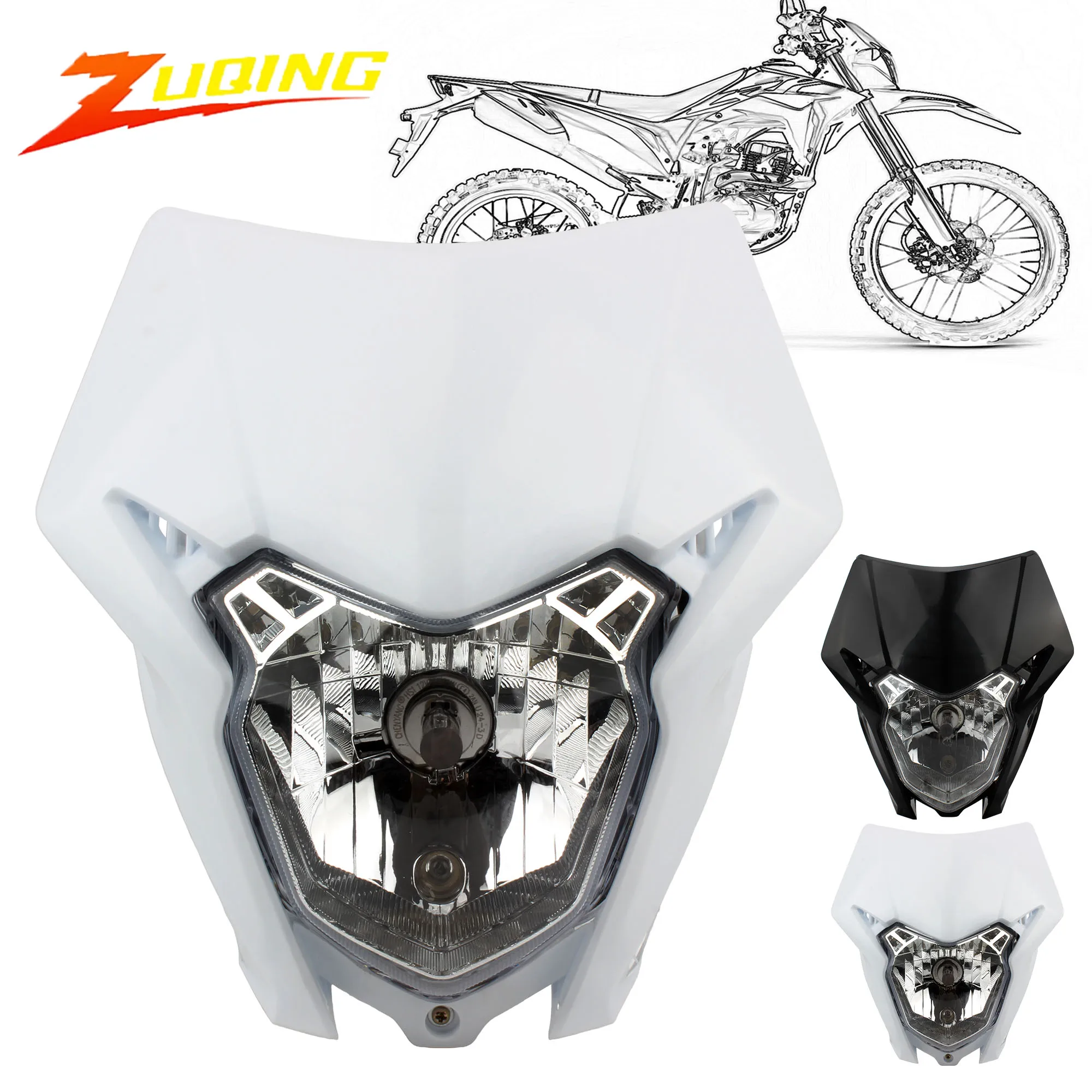 Faro halógeno Honda CRF150L - Compatible CRF 150R 250 450