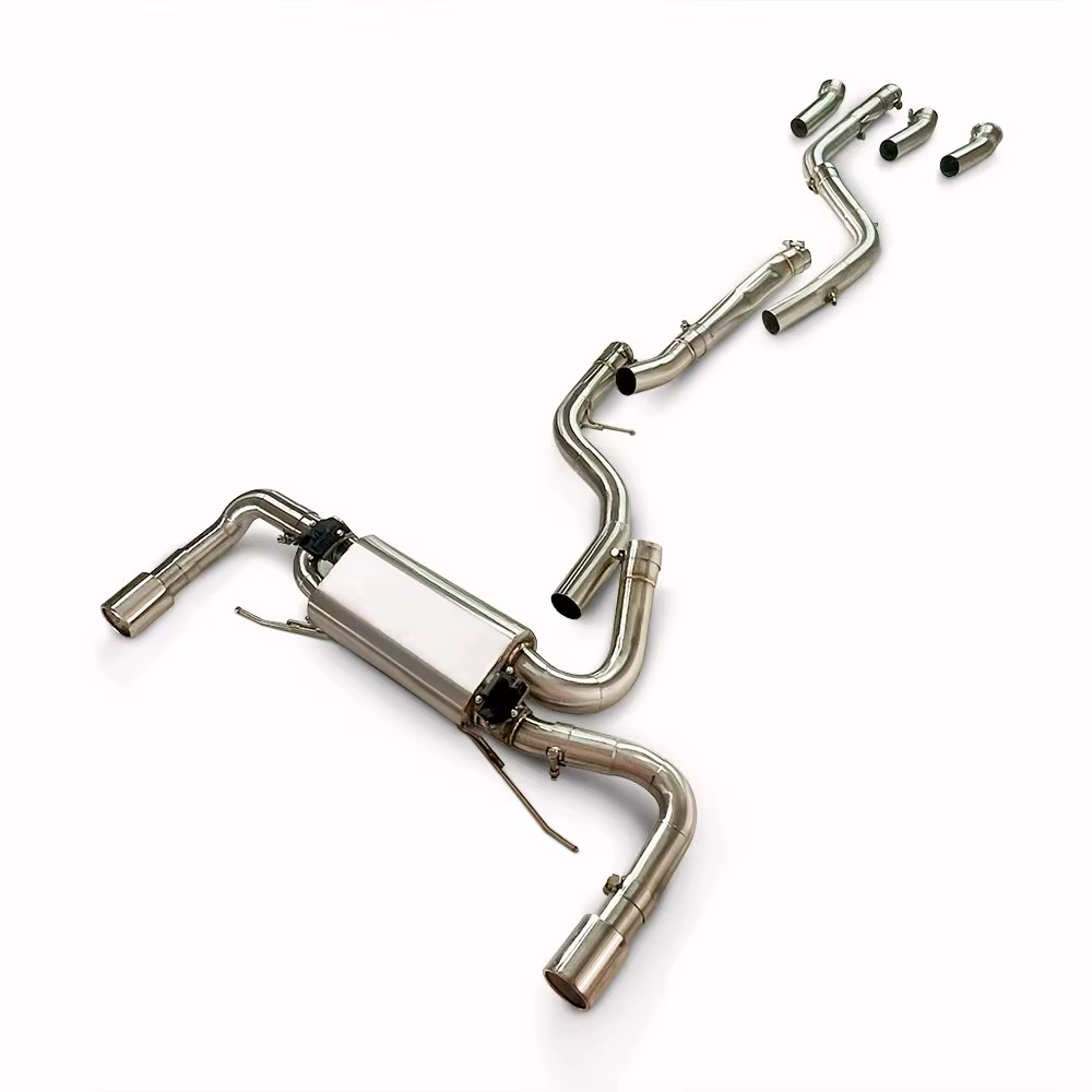 Escape cat-back con válvula de acero inoxidable para BMW 230i G42 B48 - imagen 2