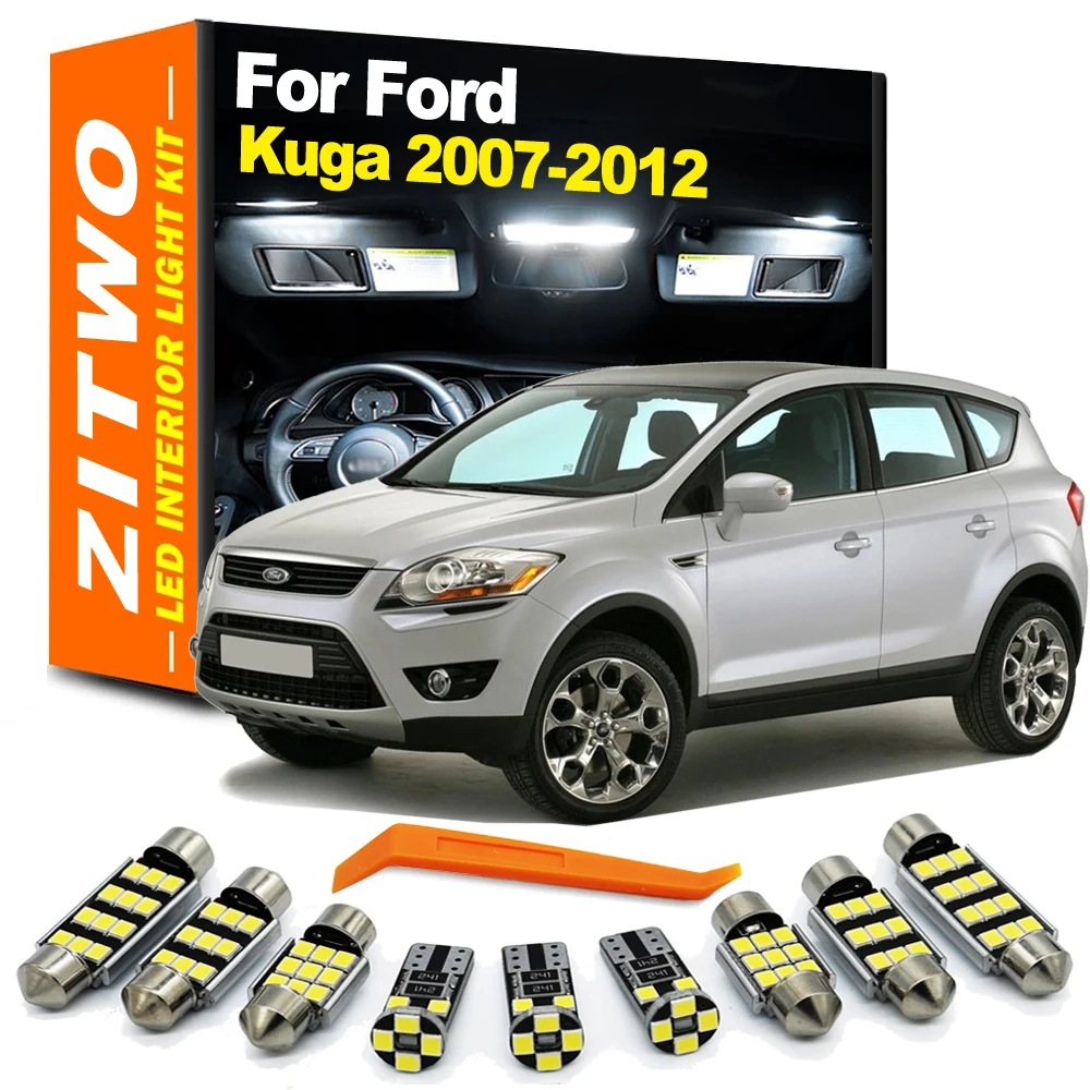 Kit de bombillas LED interiores ZITWO para Ford Kuga 2007-2012
