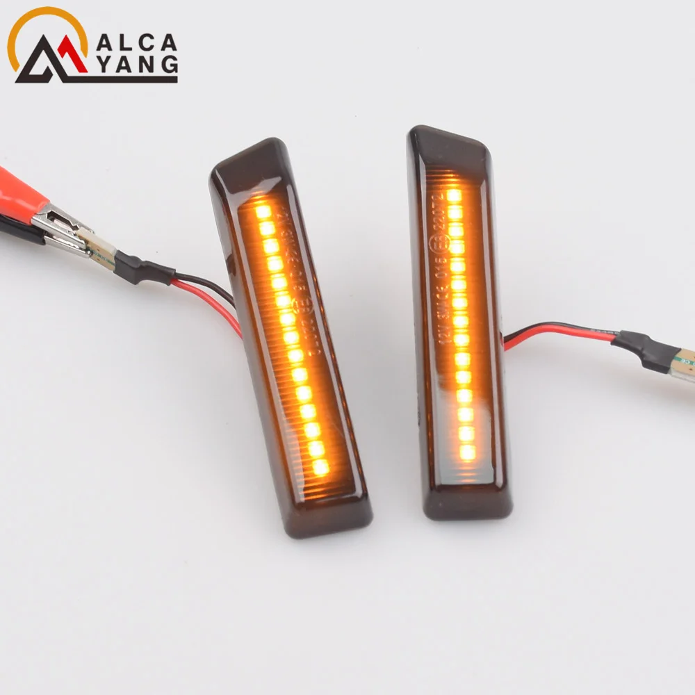 Vista del acabado del intermitente LED de flujo dinámico