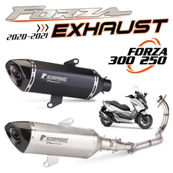 Silenciador de escape moto 51 mm con DB Killer – Honda Forza 300