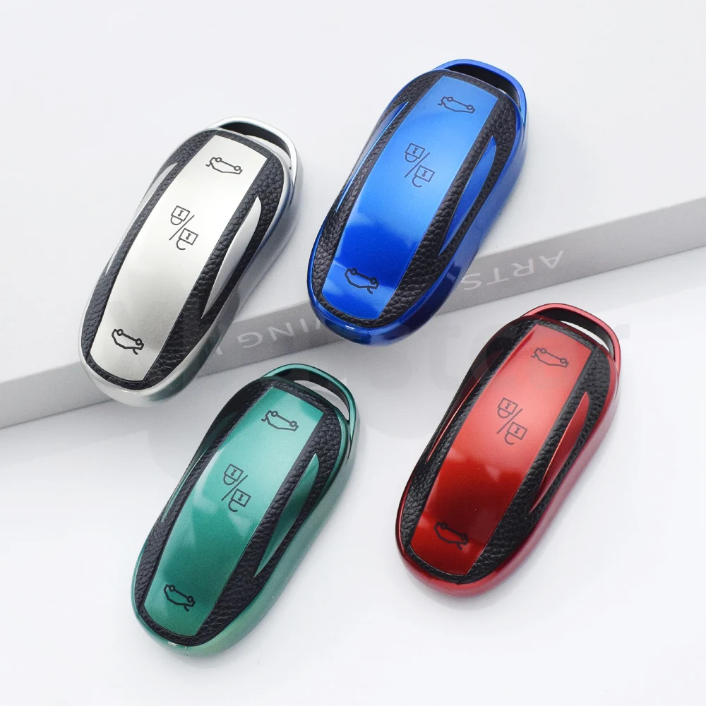 Detalle de la funda para llave inteligente Tesla