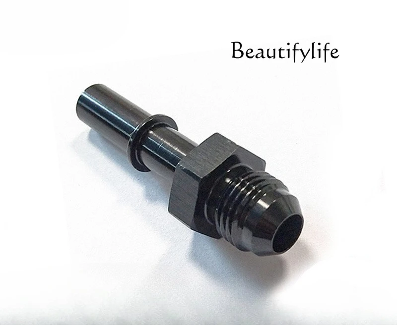 Conector adaptador de tubo de combustible AN6 de aluminio adecuado para accesorios de bomba de combustible de conexión rápida 3/8