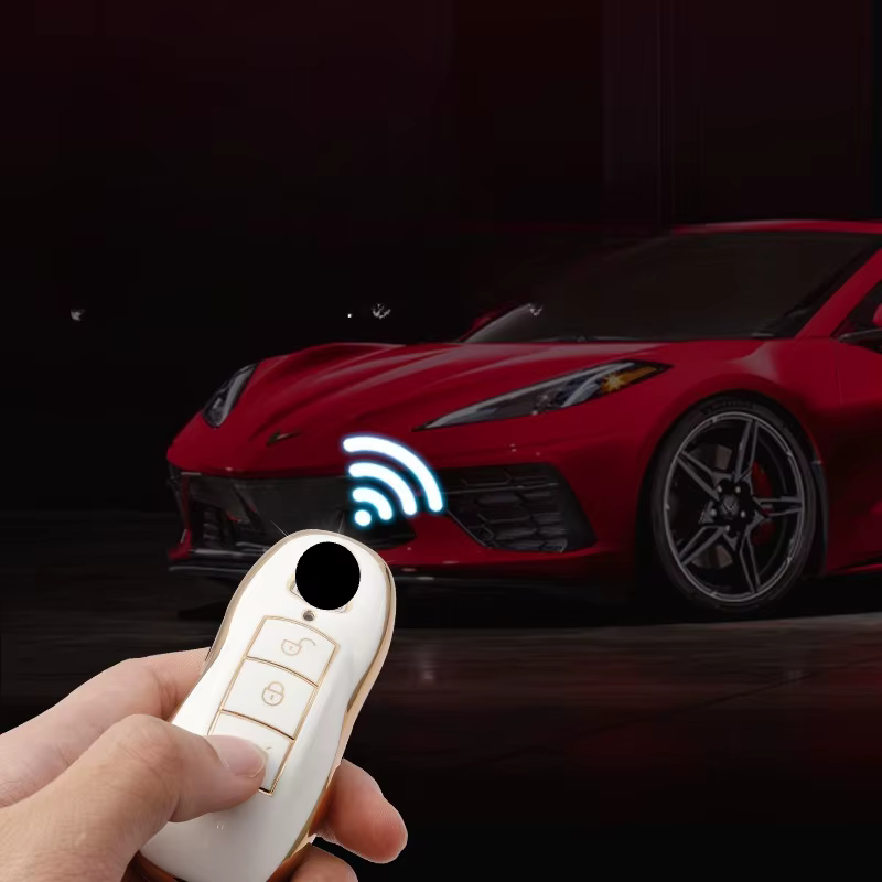 Funda de TPU para llave Porsche Panamera, Macan, 718, Taycan y 911 - imagen 3