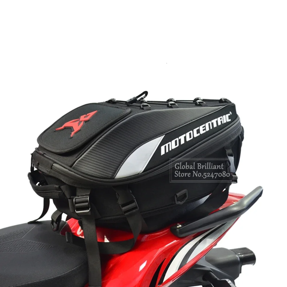 Bolsa trasera impermeable MOTOCENTRIC – Alta capacidad - imagen 3