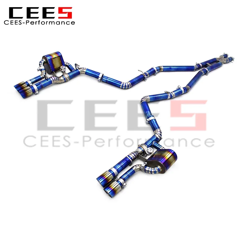Escape catback Cees Tuning con válvula para Dodge Charger V6 3.6L - imagen 3